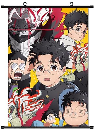 Xinchangda Póster de anime de DAN DA DAN DAN de Ayase Momo Okarun, pintura de dibujos animados, imagen Turbo Granny Wallscroll para el hogar, regalo de cumpleaños decorativo