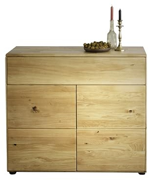 Woodroom Kommode Numbi Wildeiche massiv geölt