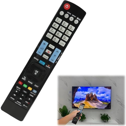 Télécommande Universelle LG pour Le Remplacement De La Plupart des Modèles De Téléviseurs, CompaCavotible avec Toutes Les Fonctions Originales, Telecommande SmartInstallation, Pas De Fonction Vocale