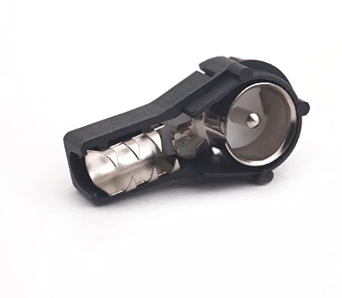 YUKERMARB Connettore Antenna a Crimpare Maschio ISO per Autoradio, Spina Antenna Adattabile in Plastica per Installazione Stereo Aftermarket