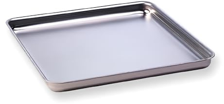 VITCAS Pizza Oven-Square Pan 10 - Premium Quality -Stainless Steel - Ideal for Oven Baking Serving Roasting, Non-Toxic & Healthy, Durable & Dishwasher Safe