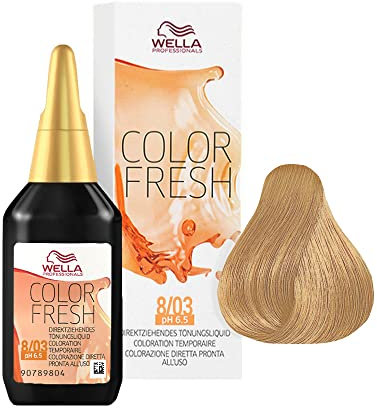 WELLA Color Fresh 8/03 he.blo.natur-gold, 75 ml