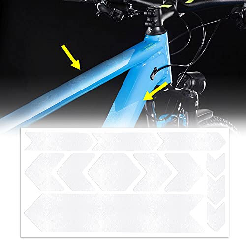 4R Quattroerre.it 16756 Adesivo Protezione Telaio Bicicletta MTB Rhino, Trasparente, 35 x 17.5 cm