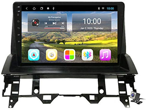 Android 8.1 9 Pollici GPS Navigazione Sistemi Multimediali per Mazda 6 2004-2010 con Car Multimedia FM AM RDS Radio, WiFi Tethering Internet/Audio Stereo,4g+WiFi: 1+16gb