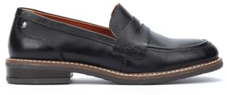 Pikolinos Mocasines en Cuero Aldaya para Mujer en Color Negro