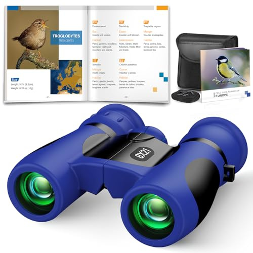 Giochi Bambino 8x HD, Binocolo Bambini Giochi Bambina 3-10 Anni Regalo Bambino Giocattoli per Bambini- Regali Natale