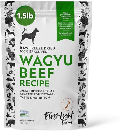 First Light Farms Freeze-Dried Dog Food Topper, High Protein Treat, 1.5lb