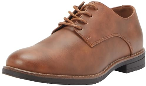 JACK & JONES Homme Jfwderek Derby Chaussures à Lacets, Cognac, 44 EU