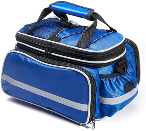 UZIAH Katastrophenhilfe Rucksack, Medizinische Tasche, wasserdichte Hochwasserschutzausrüstung, Feuerrettungssets, Multifunktionales Erste-Hilfe-Set Für Campingausrüstung,Blau