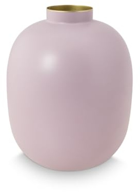 Pip Studio Home Deco Metal Vase lila matt 32cm