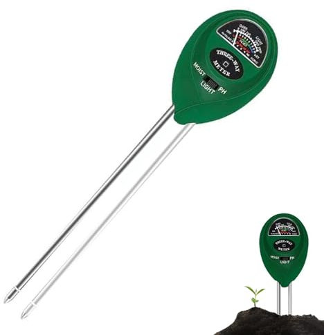 Medidor de Humedad Plantas,Medidor de Humedad del Suelo,Probador de Suelo Preciso,Higrómetro de Suelo,para Plantas Grandes de Interior y Exterior, Flores, Jardinería,Verde