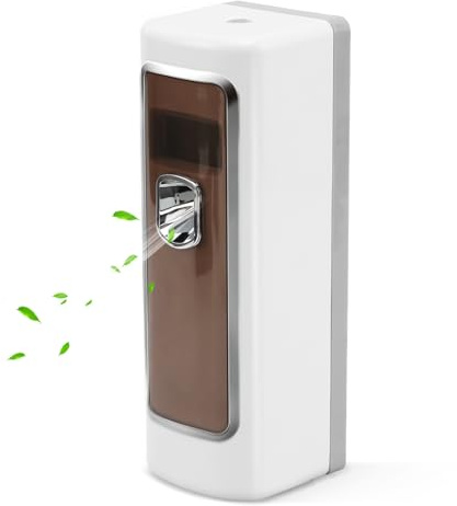 SH-RuiDu Lufterfrischer-Spender, elektrisches LCD-Display, Wandhalterung oder freistehend, automatischer Aroma-Lufterfrischer-Diffusor, automatischer Lufterfrischer-Sprühspender für Zuhause, Büro, WC