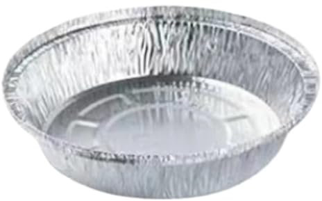 YDYAENIO Alu Grillschalen Grillpfanne 7/8/9 Zoll Aluminiumfolienpfanne, runde Blechfolienschale for Heißluftfritteusen, Backen, Kochen, Aufbewahren, Braten, 20 Stück(9in)