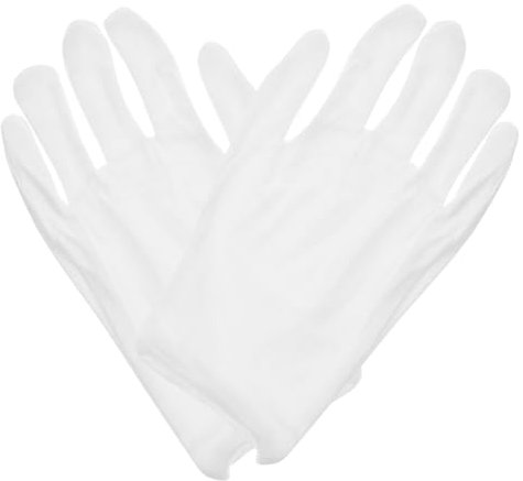 SKISUNO 6paare Baumwollhandschuhe Für Herren Dünne Arbeitshandschuhe Aus Baumwolle Schmuck Und Münzprüfhandschuhe Bequeme Und Atmungsaktive Handschuhe Für Verschiedene Anlässe