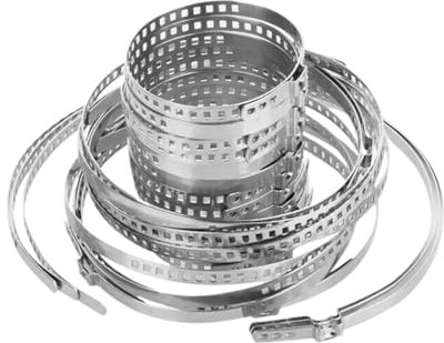 Kit de 24 colliers de serrage réglables en acier inoxydable for soufflet de cardan, 25-50 mm, 50-120 mm