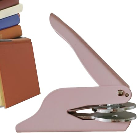 Prensa De Encuadernación Embosadora | Sello De Embosaje Para Cuadernos | Elegante Máquina De Emboscar Para Invitaciones Boda, Sobres y Creaciones De Papel