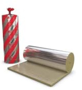PAROC HVAC SELBSTKLEBEND Lamella Mat AluCoat FIX alukaschiert Steinwolle Lamellenmatte mit Alu 50mm - 5m x 1m