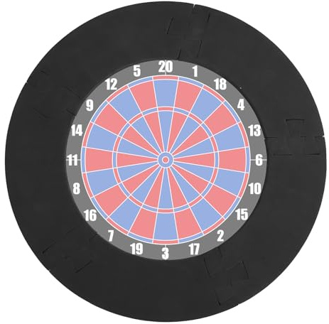 Dartboard Wall Protector, supporto per la tavola da darda - Backboard Dartboard Eva Protector,Anelli di backboard di giunzione protezione da parete multifunzionale per la scheda da 18 pollici
