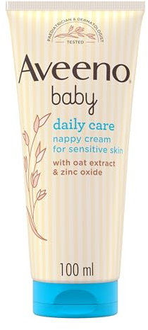 AVEENO® Baby Daily Care Nappy Cream 100ml | Suitable for Newborn Baby Sensitive Skin
