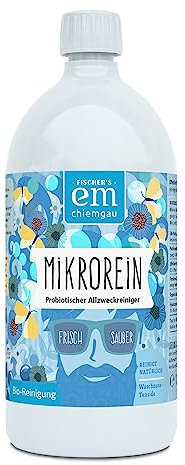 EM-Chiemgau Probiotischer Allzweckreiniger mit Effektiven Mikroorganismen, entfernt Schmutz & Dreck auf allen Oberflächen, Tier- und Hautfreundlich, Zitronengras-Duft, 1 L ergeben 750 L