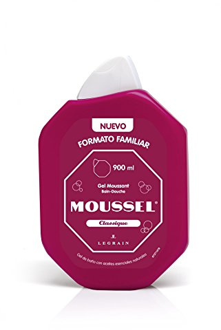 Moussel Gel de Baño Classique con Aceites Esenciales Naturales - Paquete de 8 Gel de Baño de 900 ml - Total: 7200 ml
