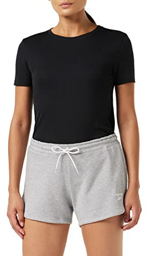 Reebok Damen Ri French Terry Short, Mgreyh/White, GR9412, Gr. M