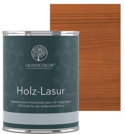 Lignocolor® Holzlasur (750ml Kiefer) schützende Lasur für Außen & Innen Wasserbasis
