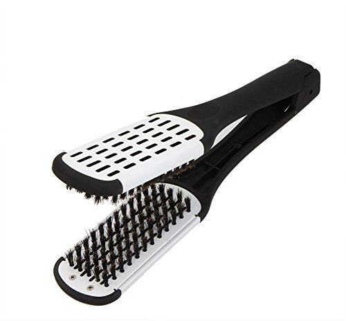 Peigne à cheveux lissant en poils de sanglier, Layhou brosse a lisser les cheveux, lissage des cheveux peigne outils de coiffure, accessoire de lissage de cheveux