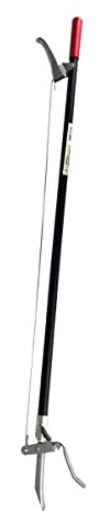 Rekord - Greifzange 87 cm - Müllzange & Papierzange mit Gummigriff | Ergonomische Greifhilfe für Müll und Papier, Mechanismus, 1,33 kg Eigengewicht, einfaches Aufheben ohne Bücken