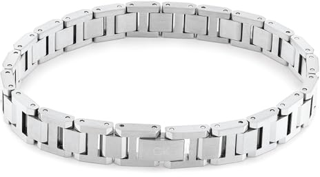 Calvin Klein Pulsera de Eslabones para Hombre Colección NETWORK de Acero Inoxidable - 35000284