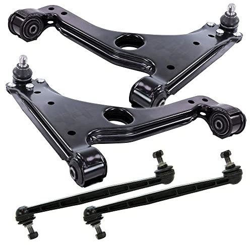 ATEC Germany 2x bras de suspension avant gauche droite avec articulation porteuse et douilles, 2x barres de couplage avant