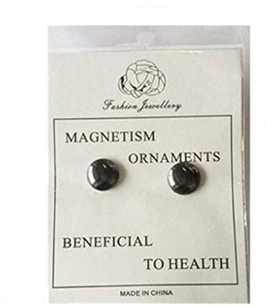 Orecchini magnetici per la cura della salute unisex, clip per lobo, orecchini a lobo magnetici per dimagrire, stimolazione sana dell'orecchio