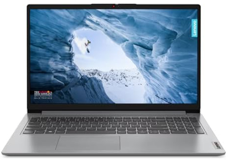 Lenovo IdeaPad 1 15IAU7 15.6 Inch FHD Computer Laptop Intel Core i3-1215U UHD Graphics 8GB DDR4 RAM 256GB SSD Windows 11 Home in S Mode, Cloud Grey