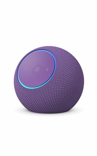 Certified Refurbished Amazon Echo Dot Max (newest gen), Bluetooth speaker with room-filling sound and built-in smart home hub, Amethyst