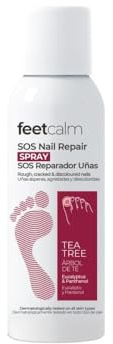 feetcalm - SOS REPAIR. Crema Reparadora para Pies y Spray Reparador para Uñas. Tratamiento para Hongos. Alivia Síntomas de Pies y Uñas. (Spray SOS Reparador Uñas 125ml)