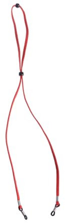 VALICLUD Leder Brillenband Rotes Rutschfestes Brillenhalter-accessoire Für Damen Und Herren Leicht Und Praktisch Für Brillenstile
