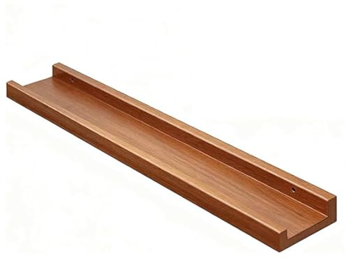 QSNYJPL Étagère Radiateur en Bois, Tablette Radiateur sans Percer pour Le Rangement et la Décoration de la Maison avec Rebords Antichute, Supporte Une Charge de 30 Kg(Brown,30x12cm/12x5in)