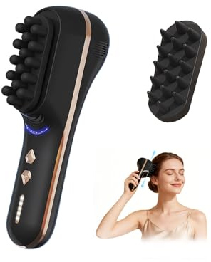 YIXIUTEN Electric Scalp Massager for Full-Body Relaxation - Cordless Handheld Head Massager with 5-Speed Deep Tissue Therapy & Fatigue Relief for Face, Arm, Shoulder & Body,Ideal for Home/Office Use