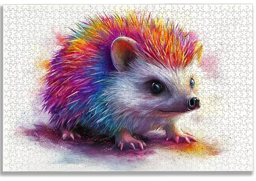 Puzzle 1000 Pièces Adultes, Puzzle Mignon pour Adulte Débutant, 75x50 cm Grand Puzzles Animal avec Boite, Jeu de Concentration pour Adultes, Puzzles Bois pour Décoration Maison, Cadeau Femme, -3094