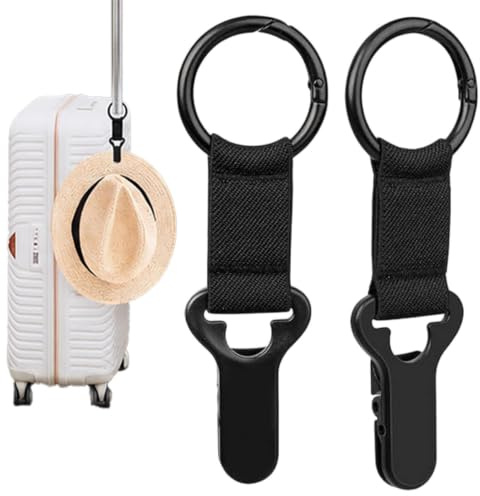 Clip Viajero Para Gorras 2 Piezas Portátil Sujeta Sombreros En Mochila