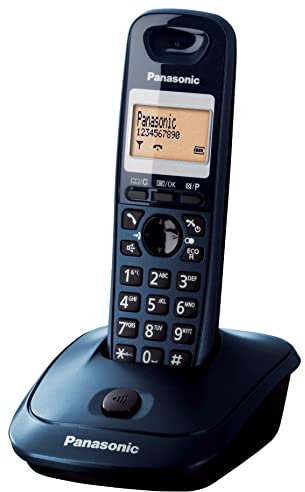 Panasonic KX-TG2511JTC Telefono Cordless DECT Quality Premium, Rubrica da 50 voci, Blu Petrolio