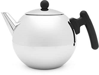 Teekanne 1.2 L schwarz doppelwandig Duet Bella Ronde