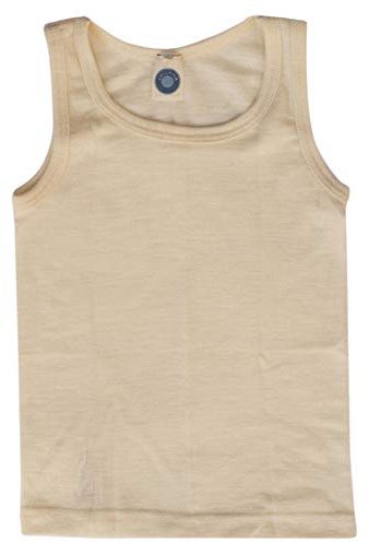 Cosilana, Kinder Achselhemd/Top, 70% Wolle 30% Seide