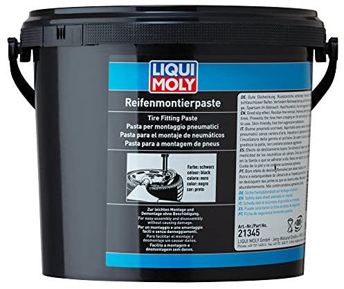 Reifenmontierpaste LIQUI MOLY 21345 Montagepaste schwarz 5 kg Eimer