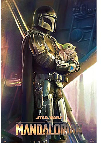 Grupo Erik Poster The Mandalorian Child Gorgu - Wandkunst Baby Yoda Star Wars, GPE5484
