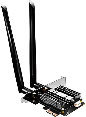 GLOTRENDS AC1200 Scheda PCIe WiFi 5 con staffa a basso profilo per PC desktop, chip Intel 7265, 802.11ac, Bluetooth 4.2, supporto Windows 11/10/7/Linux, non supporto Mac OS/Windows XP