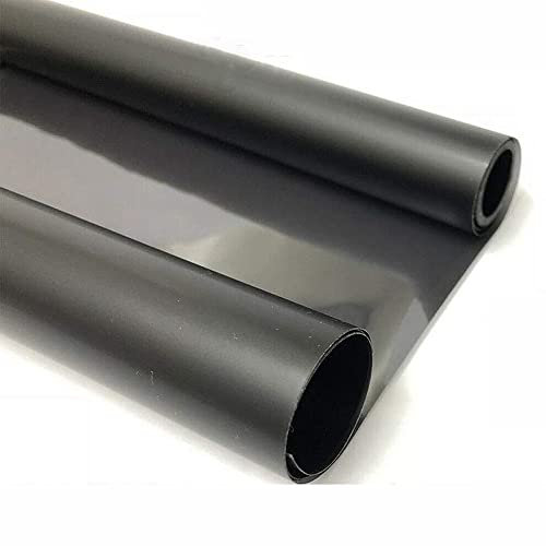 Riloer Film teinté en vinyle pour voiture, film de protection auto-adhésif étanche, universel pour feu de brouillard de phare de voiture, feu de position latéral pare-vent, 30 x 180 cm noir mat