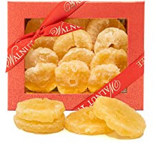 Walnut Tree – Crystallised Whole Pineapple Rings – Sweet, Tangy and Zesty Dried Fruit Treat – Vegan, Vegetarian, Halal, Kosher, Gluten Free – Luxury Gift Selection, Birthday, Anniversary – 300g