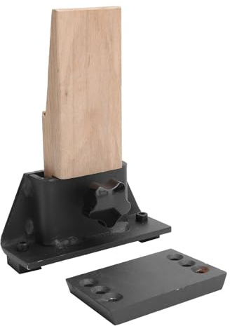 Pasador de banco de madera,Herramienta profesional de soporte de metal para joyería con clip de procesamiento,Material resistente de madera y hierro para corte preciso joyas,Soporte montaje práctico