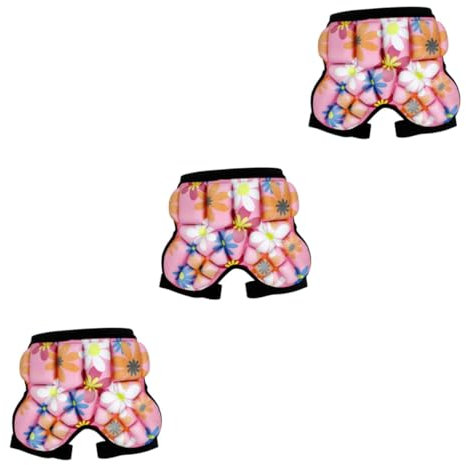 YARNOW 3 Stück Butt Pad Short Für Kinder Schützende Hüftausrüstung Leicht Zum Skifahren Skateboarden Snowboarden Hockey